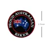 VENDITA CALDA ORGoglione Australian Biker ricamato in ferro ricamato in Iron su Cuci per motociclisti Spedizione gratuita