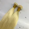 Cor loira 613 cabelo brasileiro tece feixes de cabelo liso 100g peça 3 peças um lote frete grátis