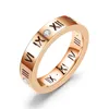 Crystal Roman Numerals Pierścienie Zespół Diamond Number Ring Wedding Embagmuin for Men Women Fashion Jewelry Will and Sandy 080439