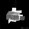 Moderne Big Bang suspension suspension lampe plafond lustres rouge blanc acrylique hôtel bar café restaurant bureau chambre salon