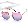 Barnens mode solglasögon barn tjejer tecknad full ram utomhusglasögon UV400 pojkar strand adumbral glasögon skyddande glasögon s055