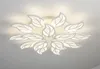 Modern Led Ceiling Lights For Living Study Bedroom Decoration Ceiling Lamp Fixtures Leaf shape AC 90-265V MYY