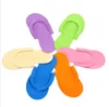 EVA Foam Salon Spa Pantofola Pantofole monouso per pedicure Pantofole usa e getta Pantofola di bellezza Multi colore YYA114 casa