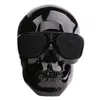 2021 Ny utomhushögtalare Skull Trådlös Bluetooth -högtalare Halloween Gift Skull Head Formhögtalare USB TF Card FM Portabl1441164