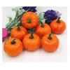 Mini Fall Pumpkins Set, Artificial Lifelike Simulation Decoration Fake Fruit House Kitchen Decor (16PCS)