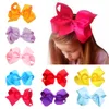 6 polegadas de bebê fita arco clipes de cor sólida clipe meninas grandes bowknot hairpins bebê cabelo boutique arcos crianças acessórios de cabelo crianças 40 cores