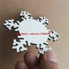 sublimation mdf christmas ornaments decorations round square snow shape decorations hot transfer printing blank xmas consumable new styles