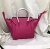 Klassische Luxus -Damen Trapezes Tasche Handtasche Echtes Kuhlatten -Leder -Designer Schulter -Fledermaus -Tasche mit Handgelenk Geldbeutel Boston Handtasche