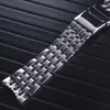 22mm 24mm Cruved end high Quality Solid Stainless Steel Watch Bracelet For Breitling Watch247z