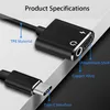 USB Type C naar 35 mm koptelefoonaansluiting Audio-adapter voor Android Samsung Huawei Xiaomi AUX-audiokabel Hoofdtelefoonoplader Opladen USBC9389994