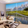 Der Meerblick ist wunderschön. Vorhang, Büro, Schlafzimmer, 3D-Fenstervorhang, luxuriöses Wohnzimmer dekorieren Cortina