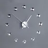DIY 3D zegar ścienny kwarc zegarowy salon sypialnia rhineston dekoracyjny zegar naklejka ścienna zegarek cała259r7994595