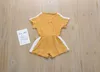 Kids Designer Kleding Baby Patchwork Jumpsuits Jongens Meisjes Korte Mouw Rompertjes Casual Bodysuit Shorts Kind Onesies Nachtkleding Payamas YP489