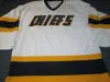 Hommes # 16 Jack Hanson Charlestown Chiefs Jersey 17 Steve Hanson 18 Jeff Hanson Brother Slap Shot Film Hockey Jersey Cousu