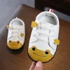 New Baby Shoes 3 Colors Fashion Cute PU Leather First Walkers Non-slip Toddler Soft Bottom Baby Boys Girls Shoes