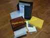 box guardare versione di aggiornamento scatola di legno le carte della scatola originale regalo mens gialli Orologi Guarda scatole di orologi da polso