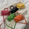 Designer-Damenmode-Handtaschen, kleine quadratische Tasche, wilde Umhängetasche, einfarbig