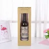 Kraft gift cosmetische make-up verpakking tas met raam fles witte en rode wijn houder voor partij bruiloft decoraties zc1570