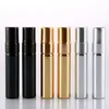 5ml Refillable Portable Mini Perfume Bottle Traveler Aluminum Spray Atomizer Empty Parfum Spray Atomizer Container Tools Mini Botella De Perfume