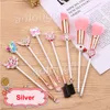 Makeup Brushes Set Cardcaptor Sakura brush 8pcs Cute Metallic Magical Girl Rose Gold Brush Pink Bag Face Eyes Lips Eyebrow Cosmetic Tool