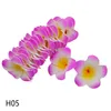 30Pcs 5-9cm 인공 Plumeria 하와이 PE 거품 Frangipani 꽃 DIY 화환 머리 장식 웨딩 파티 장식 가짜 Flower1