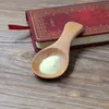 Mini Wood Poon Чайная ложка Приправа Посуды Чай Кофейня Молочная Ложка Детский Мороженое Совок Посуда Инструмент