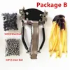 Powerful Multifunction Archery Bowfishing Shooting fish Elastic Rubber Band Slings Catapult Hunting bow With Fishing Wheel1761500