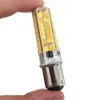 DIMBARE LED Gloeilamp G4 G9 E11 E12 E14 E17 BA15D 5730 SMD 80 LED-lamp Lamp Siliconen Verlichting Zuiver Warm Wit AC110V 220V