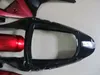 Injektionsfeoking Body Kit för Kawasaki Nija ZZR600 ZZR 600 05 06 07 08 ZZR600 2005 2008 Röda svarta Fairings Set + Presenter KU23