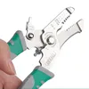 7 بوصة متعددة الأسلاك الكبلات سلك تجريد القاطع قطع الأدوات اليدوية لقطع الأسلاك الكهربائية بالجملة الحجج