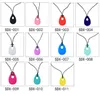 Chewing Necklace Silicone Teething Necklace Pendant Kids Teething Toys for Boys Girls Adults Oval (11 colors for choice)