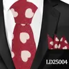 2019 Fashion Neck tie Handkerchief sets 6*145cm 9 colors cotton Printing Marriage Necktie For Men's business Father's day Christmas gift