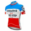 2019新しいクイックステップチームサイクリングジャージージェルパッドバイクショーツセットMTB SOBYCLE ROPA CICLISMO MENS PRO SUMMER BICYCLING MAILLOT WEAR222Y