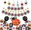 Fontes do partido Dia das Bruxas Abóbora Balões fantasmas Sets Halloween Decorações Aranha Foil Balloons Brinquedos infláveis ​​Bat