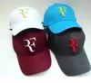 Desigenr Kvinnor och män Tennis Hat Man Solskyddsmedel Sommar UV-skydd Roger Federer Sport Cap Multi-Color Baseball Caps