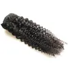 Afro Kinky Curly Wave Pince à cheveux humains dans les extensions de cheveux 8 pièces Clip d'extension humaine brésilienne 100g / Set Clip dans les extensions de cheveux humains