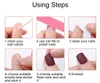 Tamax Na031 12PCS Transparenta dubbelsidiga limband Klistermärken Fingernail Art False Nail Tips Extension Tools
