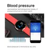 Montre intelligente hommes femmes android X88 étanche pression artérielle Smartwatch Tracker fréquence cardiaque Fitness montre de sport intelligente