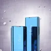 PU de couro Espelho Virar Stand Case Para OnePlus 8 Pro 7T Pro One Plus Nord 7T 6T 6