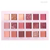 Pearlescent 18 Color Eye Shadow Disc Desert Rose Eye Shadow Disc Marble Makeup Plate