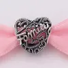 Andy Jewel 925 Sterling Silver Beads Family Heart Charm Charms Fits European Pandora Style Jewelry Bracelets & Necklace 798571C00