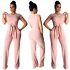 Wholesale Women Rib Two Piece Pants Sets Slim Short Sleeve Crop Top High Waist Wide Leg Long Pants with Belt