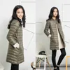 女性のためのwipilo autunt Winter Castary Coat Parkas女性の雪の暖かいジャケット長い薄いダックダウンコート長い袖のコートv191025