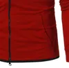 Koşu Ceketler Kış Yün Astar Ceket Erkekler Kapüşonlu Kalın Uzun Kollu Katı Renk Yüksek Kalite1