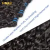 Fasci di capelli umani dell'onda d'acqua malese Tessitura bagnata e ondulata Estensioni dei capelli ricci non trattati Sacchetto del opp VMAE naturale
