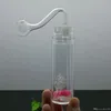 Hot-selling portable acrylic hand-held cigarette kettle Glass Bongs Glass Smoking Pipe Water Pipes Oil Rig Glass Bowls Oil Burn