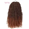 Bomb Twist Crochet Hair Extensions 75g Soft Ombre Crochet Braids Pre Looped Fluffy Braiding Hair Spring Twists Syntetiska hårförlängningar