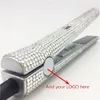 DHL 2020 جديد MS Glam Crystal Rhinestone Flat Iron Hair Toolsing 3306973