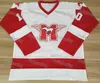 Youngblood Rob Lowe 10 Mustangs Hockey Jersey Movie Hockey Tröjor Män Alla Stitched Movie Jersey Gratis frakt