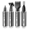 4 em 1 Nariz Elétrico Ear Trimmer Recarregável Barba Sobrancelha Trimmer Elétrica Nariz Shaver Cabelo Cliper